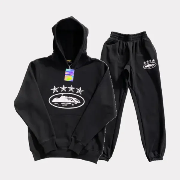 Corteiz Alcatraz Tracksuit Schwarz (2)